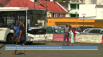 Réseau Mozaïk : Martinique Transport met en demeure la CFTU