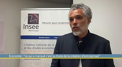 Économie : "ce qui a marqué c'est la chute de la création d'entreprises"
