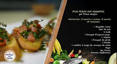 La Martinique dans l'assiette : Pain perdu aux aromates